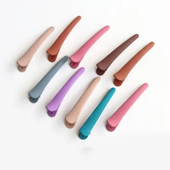 

Matte Color Temperament Hair Clip Duckbill Clip Hairdressing Tip Clip Cute Hairpin Women Hairpin Accessories Hair Styling Tool