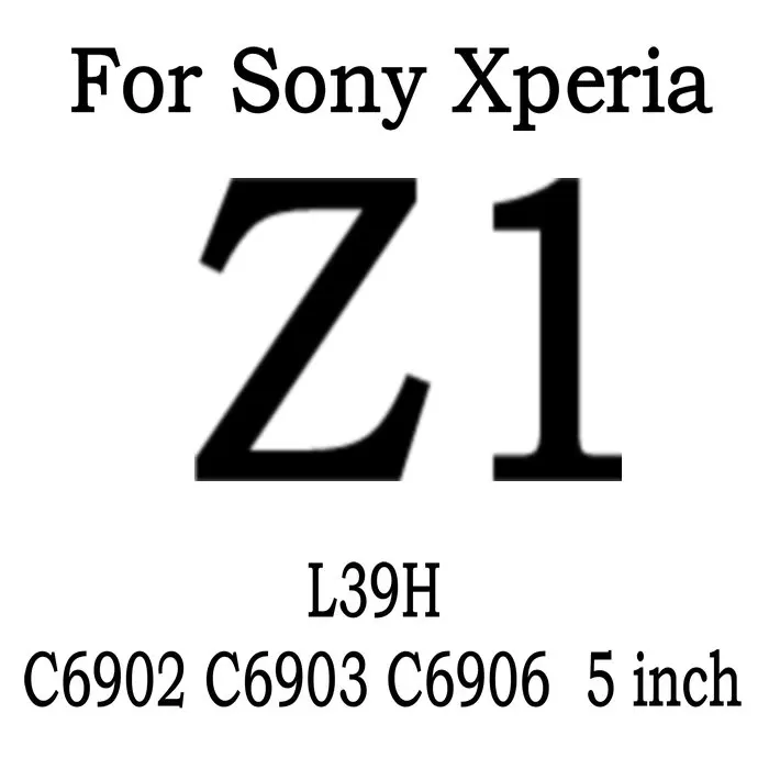 9H защита экрана из закаленного стекла для sony Xperia Z Z1 Z2 Z3 Z4 Z4V Z5 Premium Compact MINI E3 E4 E4G E5 стеклянная пленка - Цвет: For Sony Xperia Z1