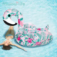 Creative Pink Pattern Flamingo Inflatable Floating Bed Water Inflatable Floating Row Swimming Ring For Summer Creative Pink Pattern Flamingo Inflatable Floating Bed Water Inflatable Floating Row Swimming Ring For Summer