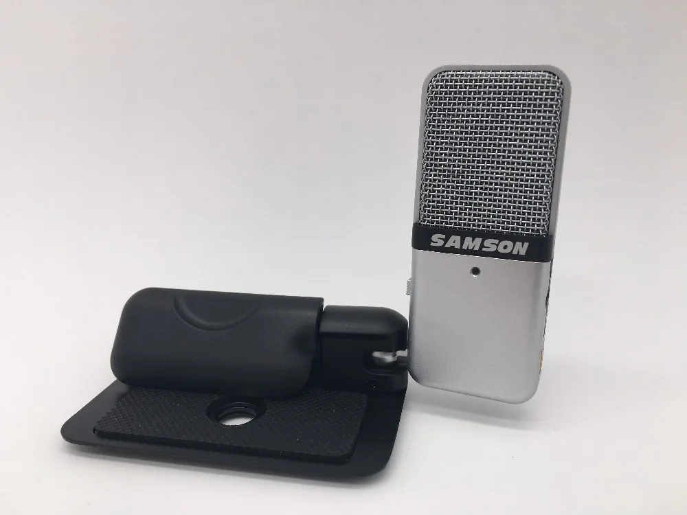 Samson Go Mic Портативный мини-микрофон с зажимом, конденсаторный микрофон с usb-кабелем, чехол для переноски компьютера