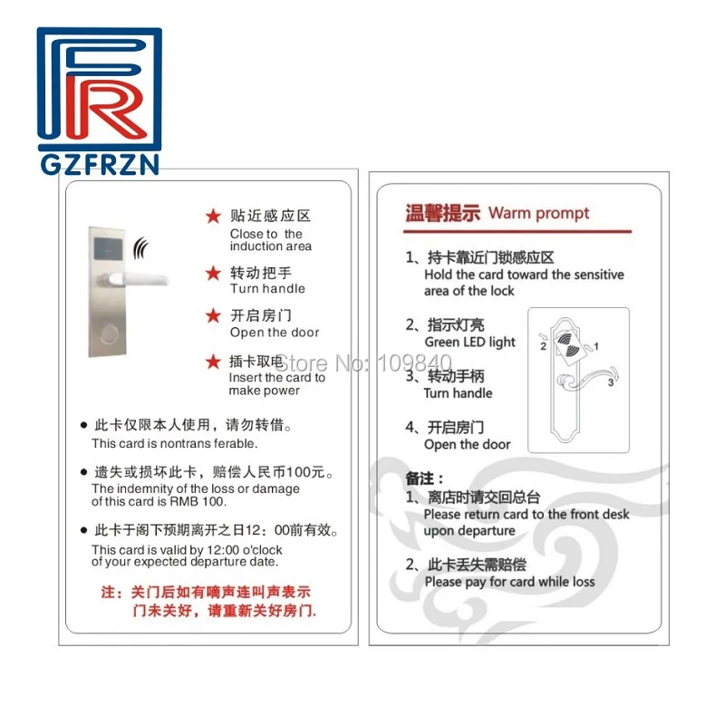 100 шт. индивидуальные 125 кГц RFID карточки напечатано CR80 Размер Double Face полноцветная печать карт