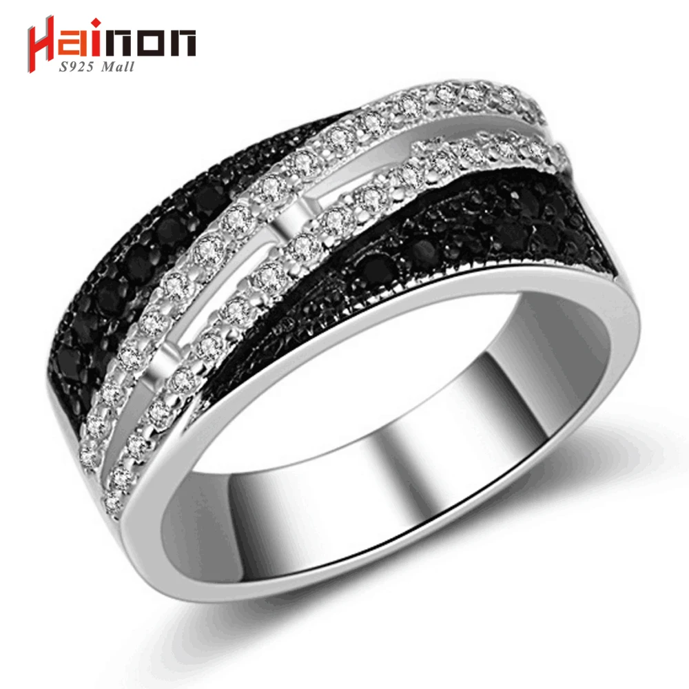 2017 Women Black Zirconia Wedding Ring Lady Jewelry Fashion Luxury 2017 Women Black Zirconia Wedding Ring Lady Jewelry Fashion Luxury Engagement Rings Us 6 7 8 9 Czech Zircon In From Accessories On