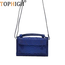 TOPHIGH настроить Средний Восток Змеиный узор клатч кошелек сумка из натуральной коровьей кожи женская цепочка или кожаная сумка через плечо