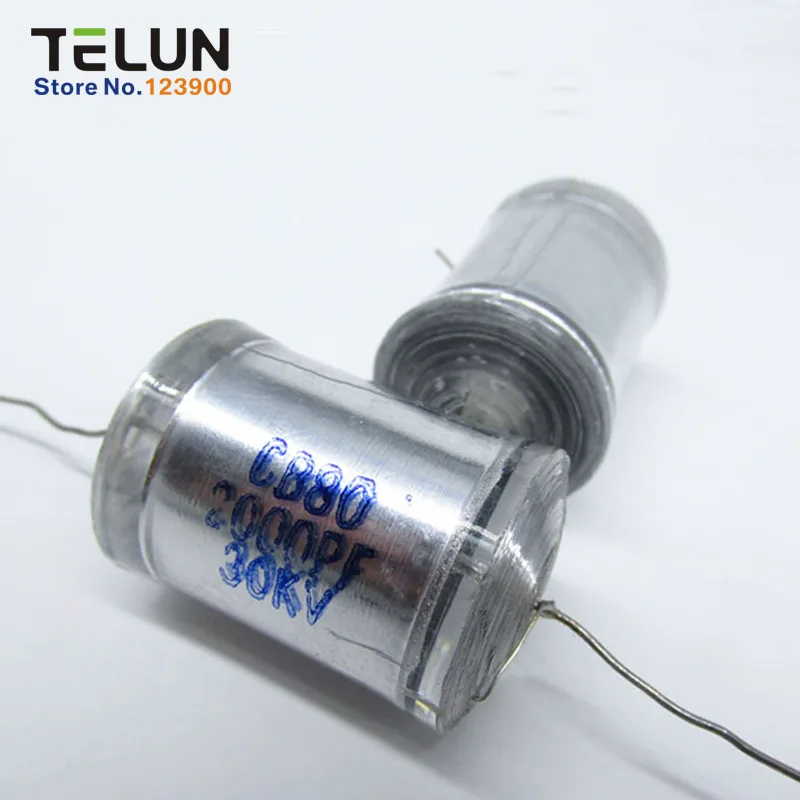 Buy 5pcs CB80 30KV 2000PF DC Axial Leaded Polystyrene