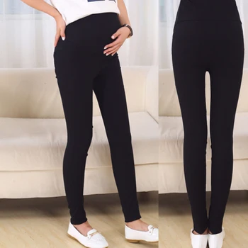 

2020 spring autumn adjustable maternity belly pants clothes for pregnant women pants abdominal trousers belly pants M479