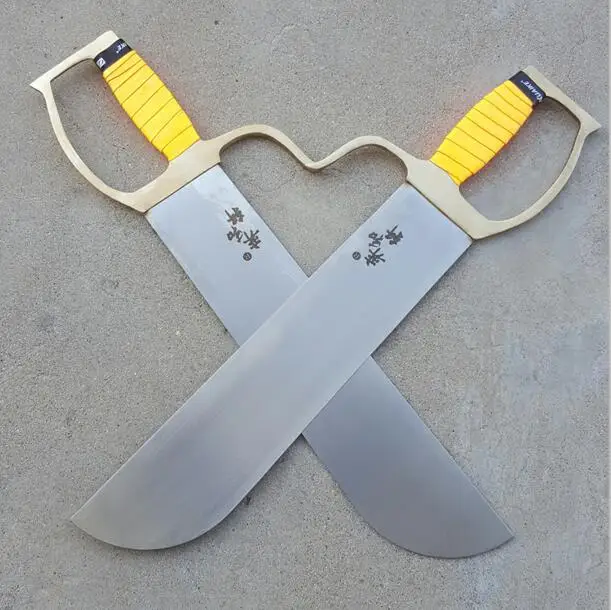 Chinese famous brand Wing Chun martial knife eight cutter Wing Chun butterfly sword handle