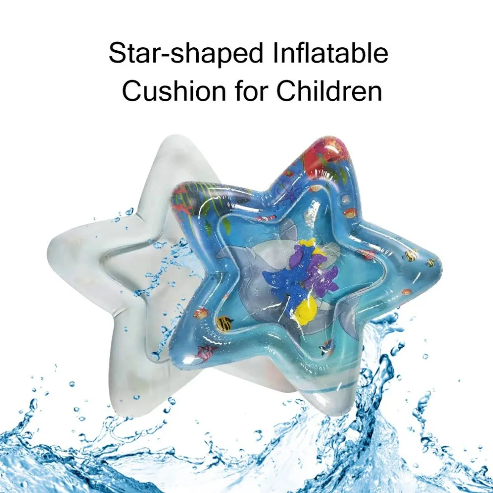 Летние ПВХ-подложка надувной детский Круглый Pentagram вода открытый светильник для газона и бассейна Мат Детские игрушки