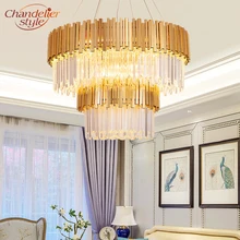 Modern Luxury Golden Chandeliers Hanging Light Crystal Chandelier Lighting Fixture for Home Hotel Restaurant KTV Decor Modern Luxury Golden Chandeliers Hanging Light Crystal Chandelier Lighting Fixture for Home Hotel Restaurant KTV Decor