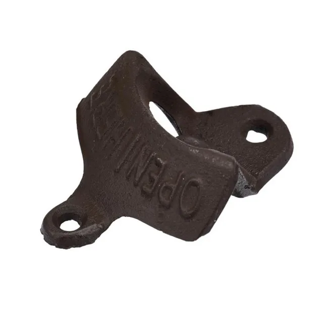 Rustic Cast Iron Open Here 7 5 6cm Wall Mounted Beer Bottle Opener Rustic Cast Iron Open Here 7 5 6cm Wall Mounted Beer Bottle Opener Soda Kitchen