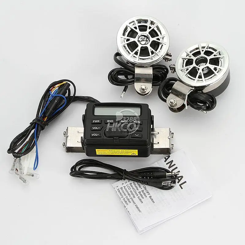 

Motorcycle MP3 Speakers for Suzuki Harley Yamaha BMW Kawasaki Honda Victory ...
