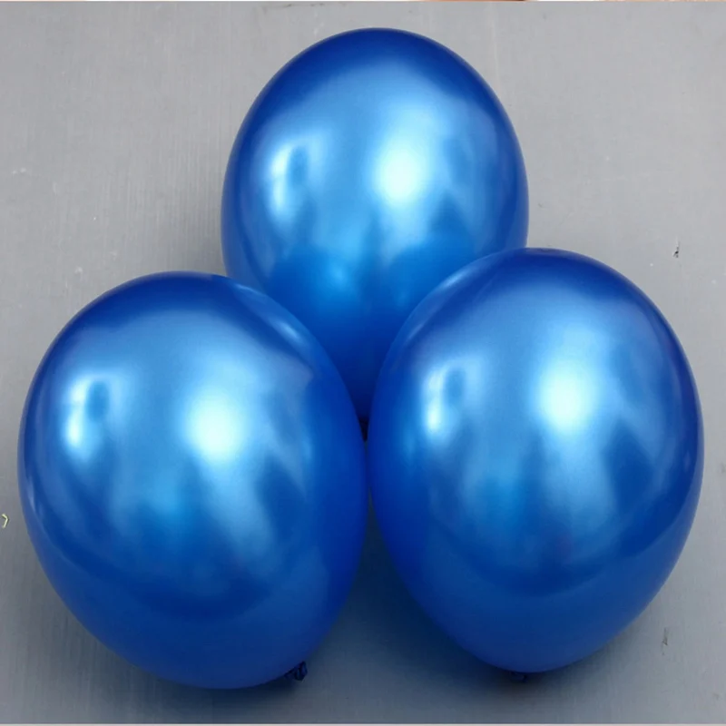 Зеленые воздушные шары, 10 шт./лот, 12 дюймов, 3,2 г, жемчужные латексные воздушные шары, надувные воздушные шары с днем рождения, свадебные украшения, воздушные шары - Цвет: Royal Blue