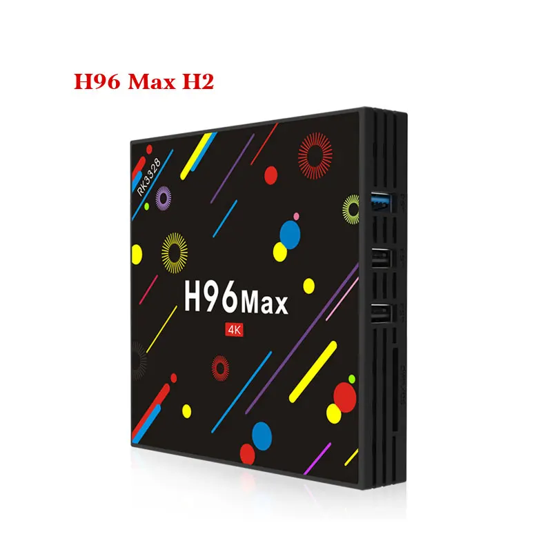 H96 MAX H2 Android 7.1 smart TV Box 4 GB RAM 32 GB ROM Set Top Box RK3328 2.4 g/5G Wifi USB 3.0 H.265 4 K Media Player pk MX10