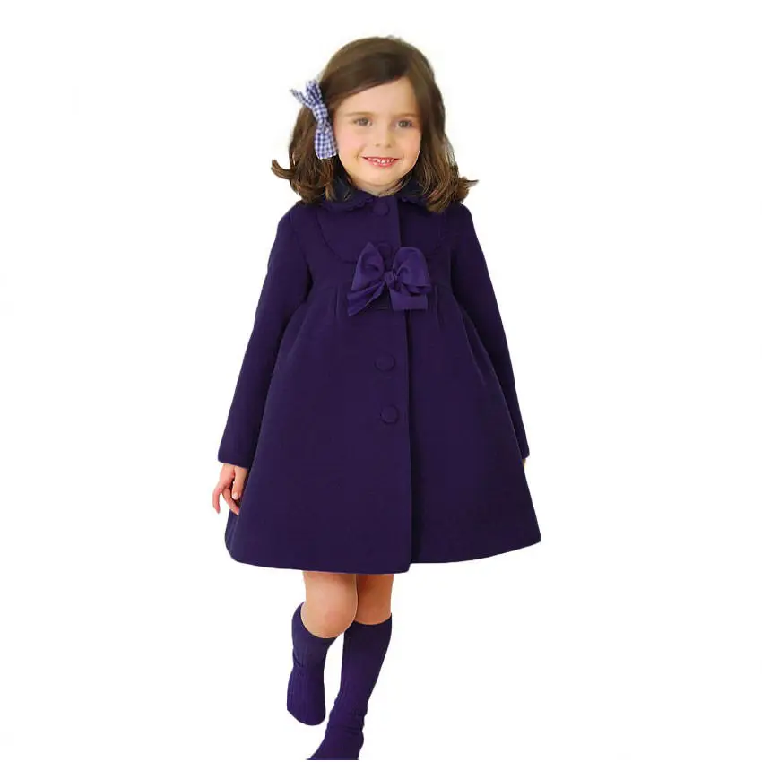 Модный детский длинный флисовый плащ-ветровка для девочек зимняя верхняя одежда