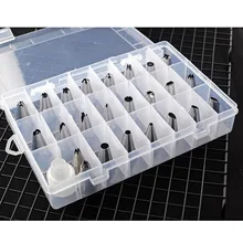 24 Unids Acero Inoxidable Grande Icing Piping Pasteles de Los Inyectores Consejos fijado Para El Postre Cake Decorating Azúcar Craft Herramienta Con El almacenamiento caja