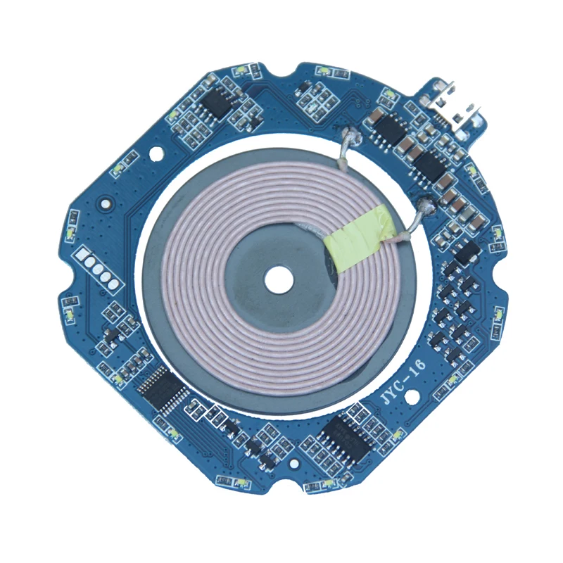 1 шт. тонкий быстрый беспроводной зарядное устройство передатчик модуль доска катушки вход ST Быстрая зарядка решение общий QI