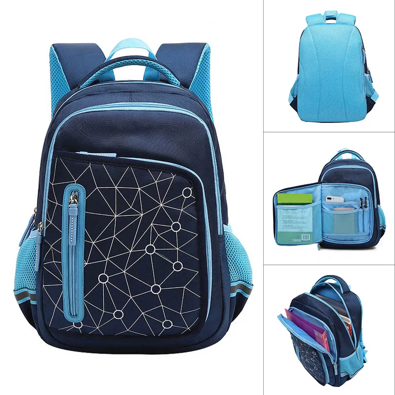

2018 New Cute Children School Bag Boys Girls Durable Backpack Large Capacity Flip Waterproof Rucksack WML99