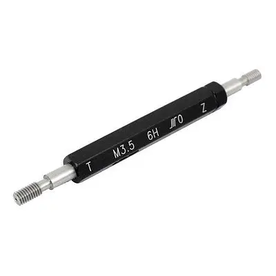 

M3.5 6H Steel Pipe Thread Plug Gage Go/No Go Gauge Gaging Tool