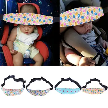 

Baby Stroller Safety Baby Seat Cute Safety Baby Kids Car Seat Sleep Nap Aid Head Band Support Holder Belt Pad Strap Random Color