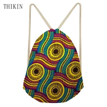 Сумка для плавания tikin ming с модными африканскими принтами, спортивные сумки для плавания, пляжные водонепроницаемые женские сумки с завязками, спортивные рюкзаки