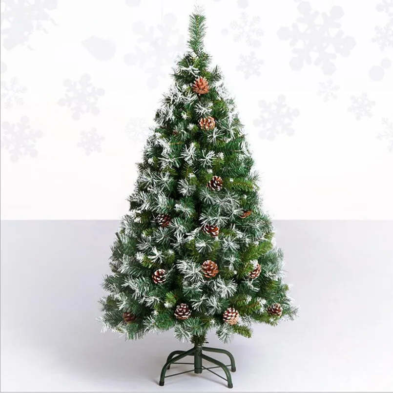 

New Christmas Tree 120cm/150cm/180cm/210cm Snowflake Pinecone Christmas Tree Luxury Encrypted Automatic Tree Navidad For Home