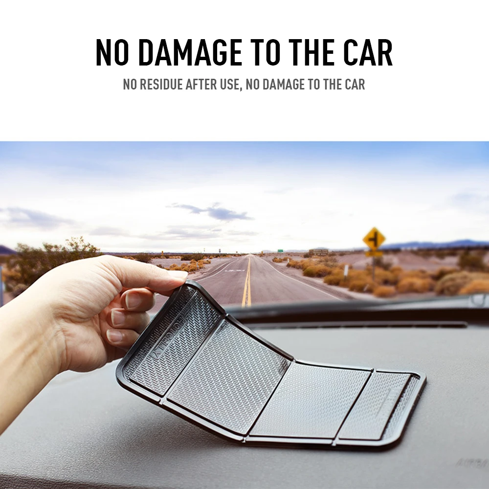 

Anti-Skid Car Folding Pad Multi-Function Variety Mobile Phone Bracket Pad Silicone PU Coaster NanoSimple Accessories SuctionCup