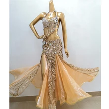 Горячая Распродажа сексуальный модный костюм для танца живота одежда топ и юбка