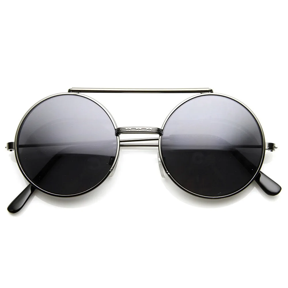 Edizione limitata di Colore Flip Up Lens Rotondi del Cerchio Django  Occhiali Da Sole 8795|Men's Sunglasses| - AliExpress