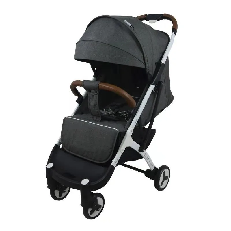 YOYAPLUS 3 детская коляска кг, светильник, коляска для новорожденных, зонт, складная переносная коляска для путешествий, автомобиль на самолете - Color: dark grey 2