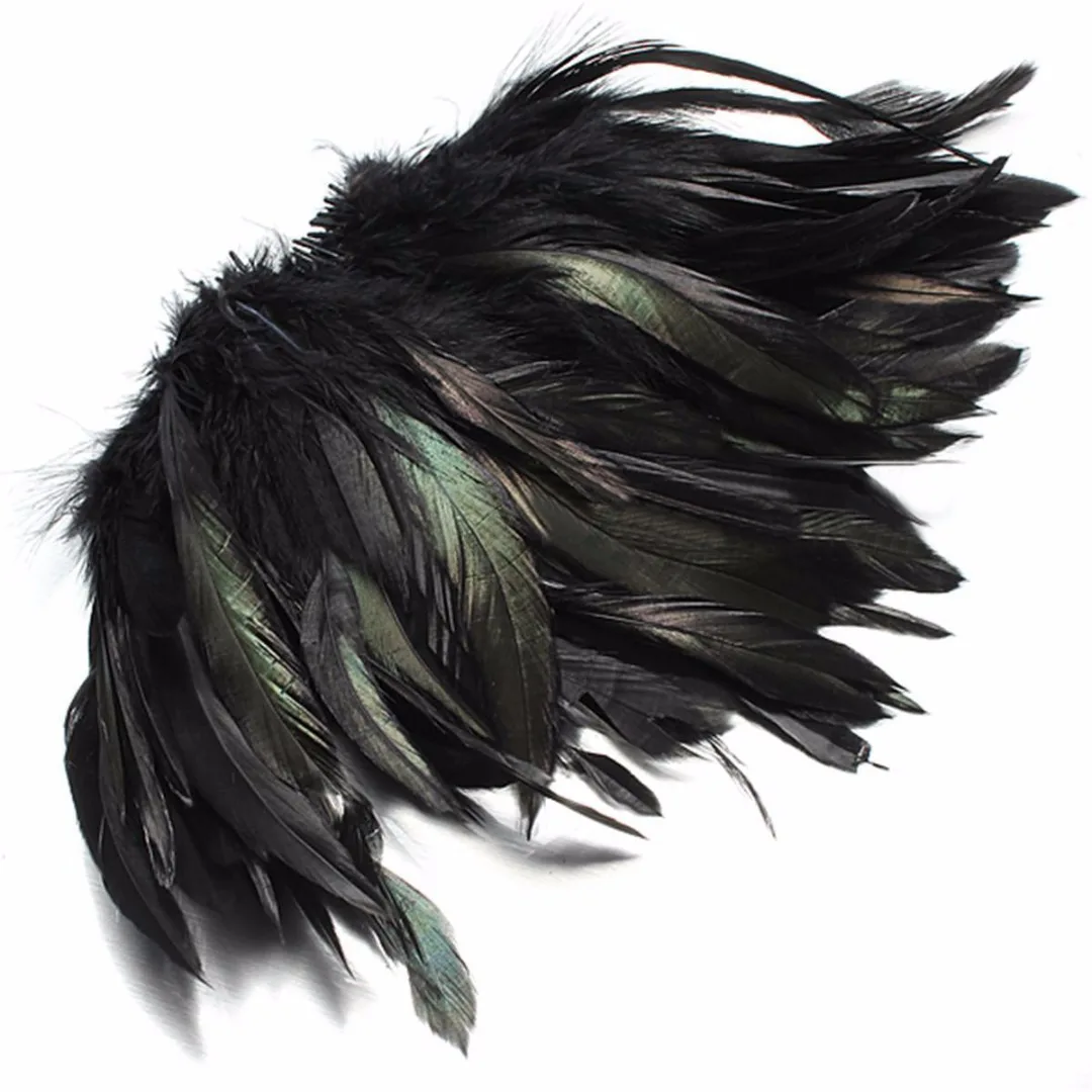 DIY Sale 100pcs / lot cheap pheasant feather, 5-8inch13-20cm, natural color rooster feathers DIY chicken feather jewelry plume