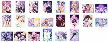 

cirno's Store choujigen game neptune anime Characters noire & purple heart sheet blanc/vert/nepgear Duvet Cover & blanket