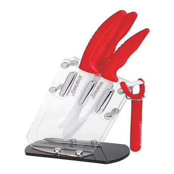 

Multifunctional Universal Colorful Ceramic Knives Peeler Sets Kitchen Cleaning Vegetable Tools