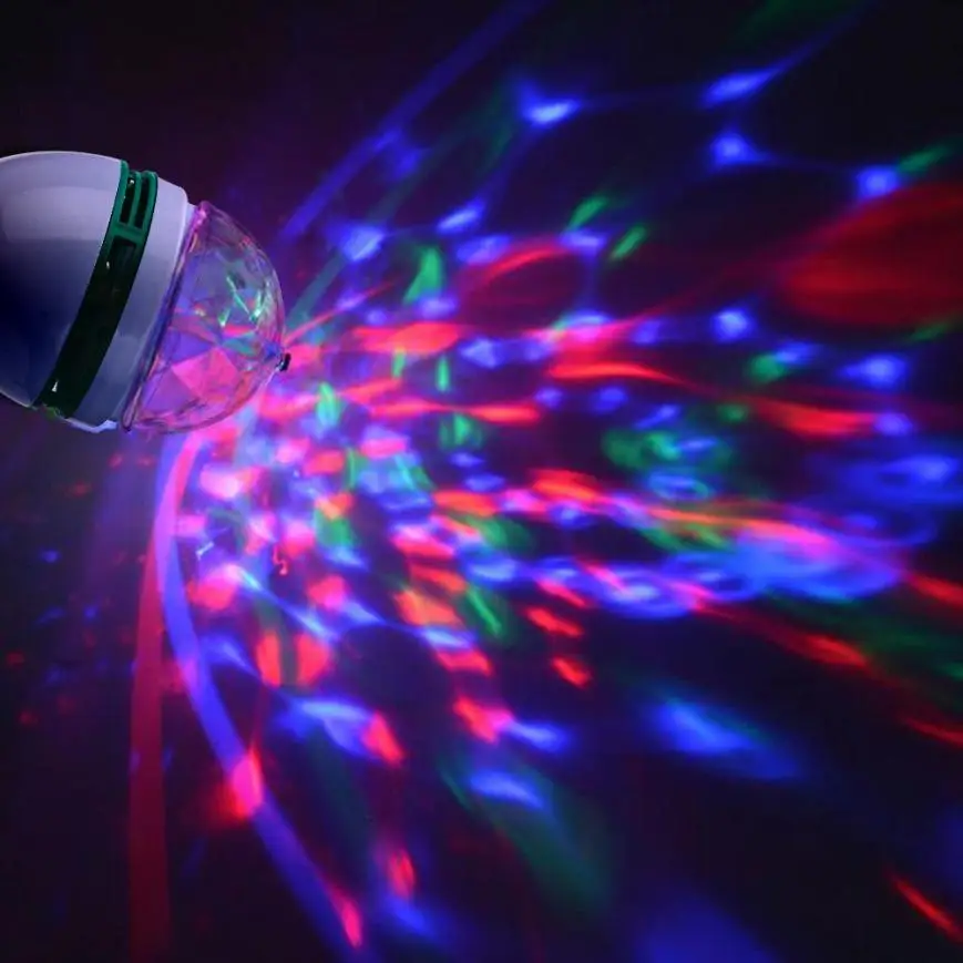 

E27 AC220V Colorful Rotating Bubble Stage Light Disco DJ Party Light Bar KTV Lighting Bulb DJ Party Lamp Holiday Sheds & Storage