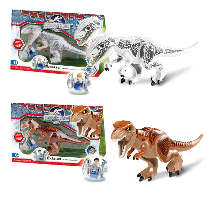 Legoings jurassic World Park Dinosaur world Figures Tyrannosaurs Rex Building Blocks baby Toys For Children Marvel BKX32 Legoings jurassic World Park Dinosaur world Figures Tyrannosaurs Rex Building Blocks baby Toys For Children Marvel BKX32