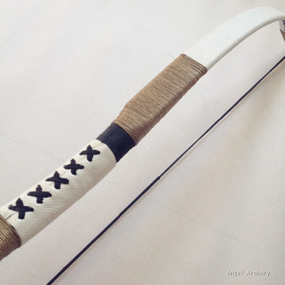 

Nice White Pigskin Longbow Handmade Longbow Archery Longbow 20Lbs-80lbs Hand-made Recurve Bow