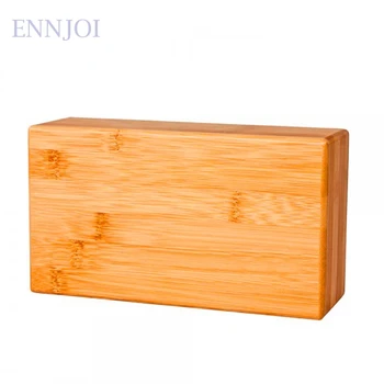 

Bamboo Wood Solid 1150g Yoga Block Fitness Auxiliary Block 230*112*76mm Body Building Tool Sports Assistant Smell of Nature