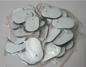 

Free shipping 50pcs/lot good quality white Electrode Pads for Tens Acupuncture,Digital Therapy Machine Massager