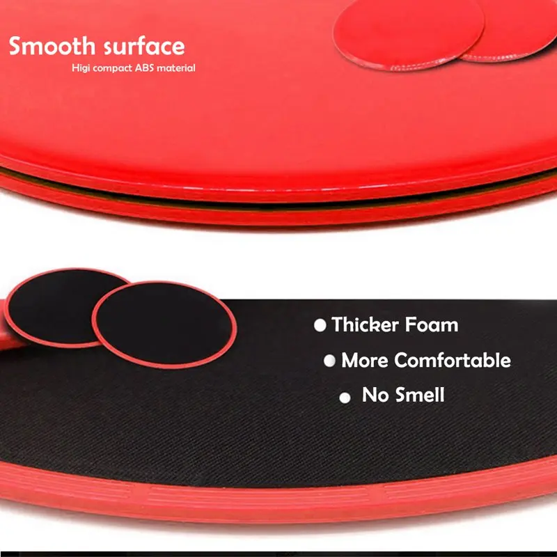 4Pc Fitness Gliding Discs Core Sliders Exercise Workout Sliders Gym