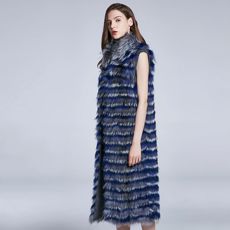 Рисунок 4 - JKP новый длинный жилет из натурального Лисьего меха