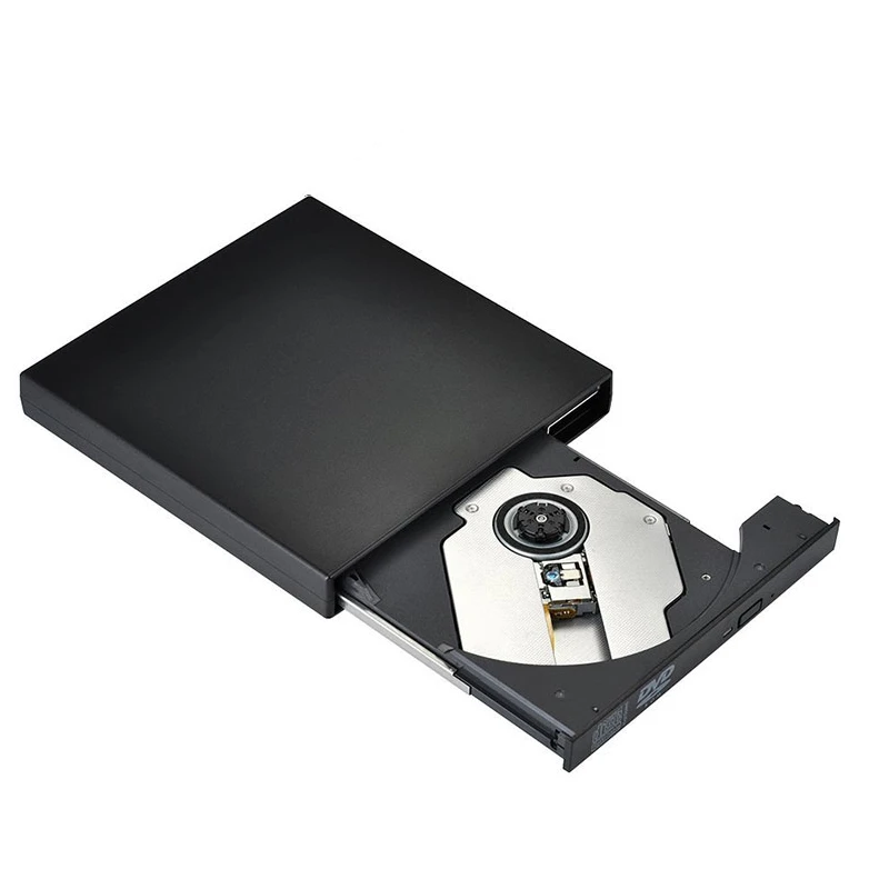 DVD rom Внешний оптический привод USB 2,0 CD/DVD-rom CD-RW плеер горелка тонкий ридер портативный для ноутбука windows Macbook