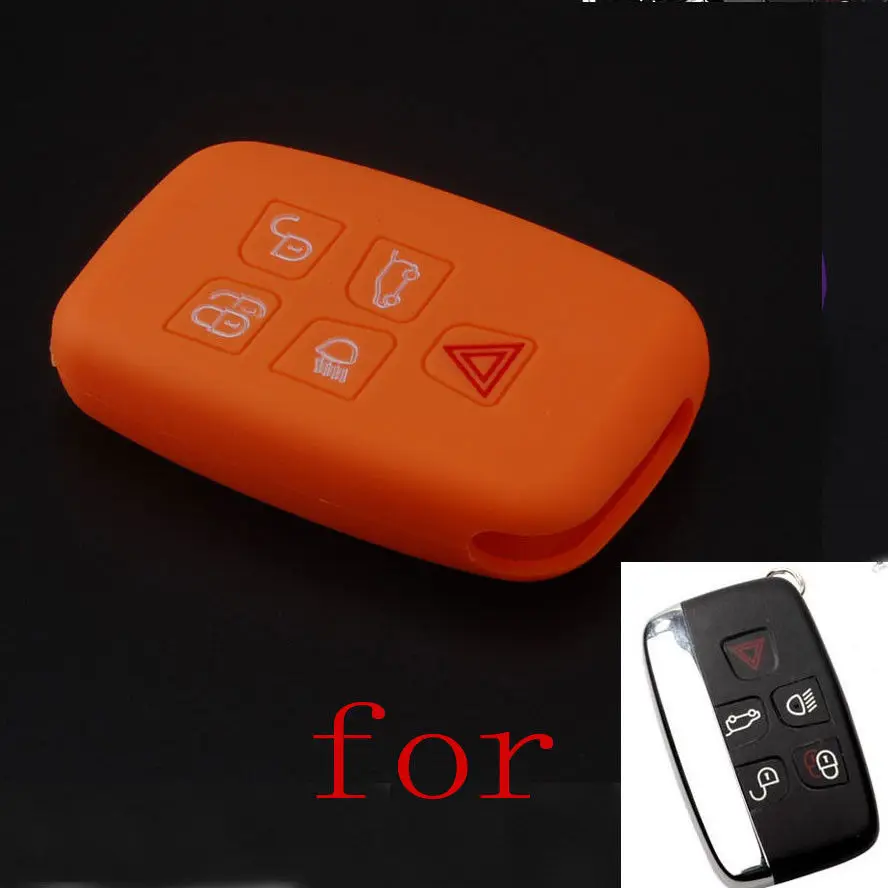 Силиконовый чехол для смартфона BBQ @ FUKA 5BT Обложка Jaguar XJ XJL range Rover 10 цветов|car key case