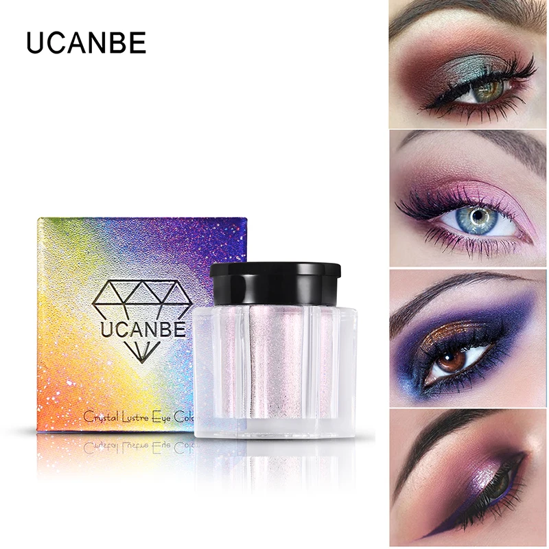

UCANBE Glitter Eye Shadow Loose Powder Diamond Shine Eyeshadow Waterproof Makeup Palette Metallic Crystal