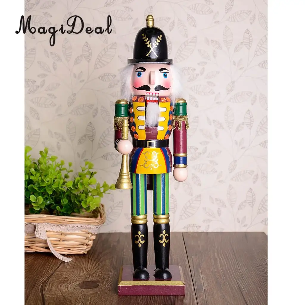 3 шт. 30 см деревянный Щелкунчик король куклы игрушка рождественские украшения Декор