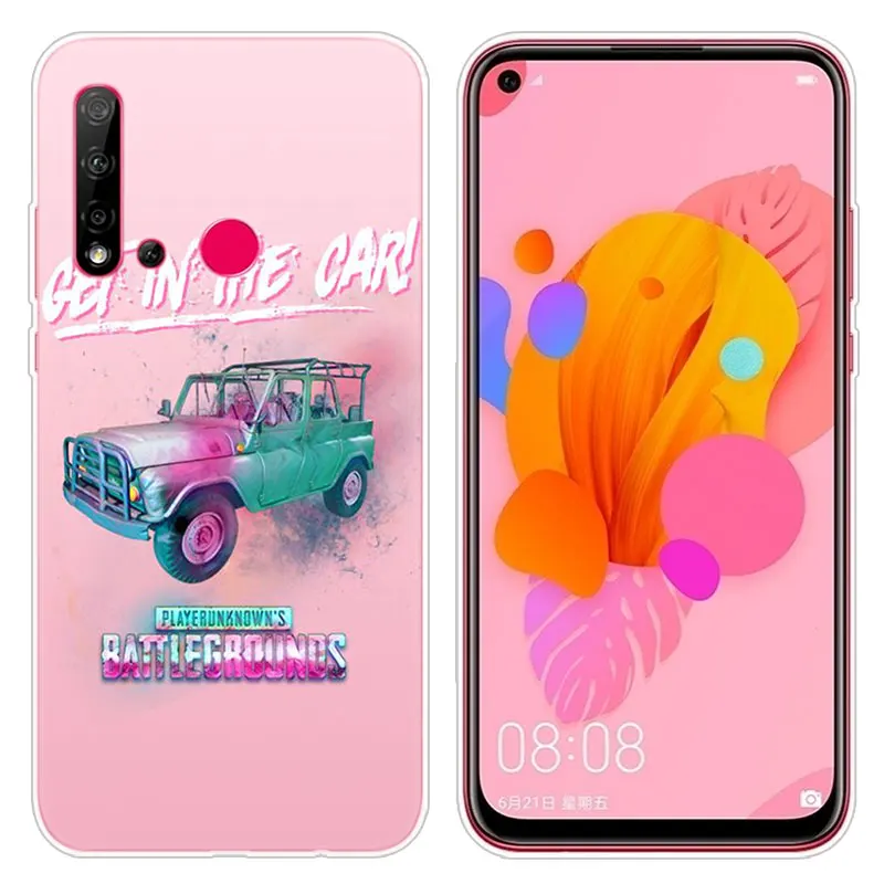 Модный мягкий силиконовый чехол PUBG для мобильного телефона Huawei P30 20 Pro 10 P9 P8 Lite 2017 P