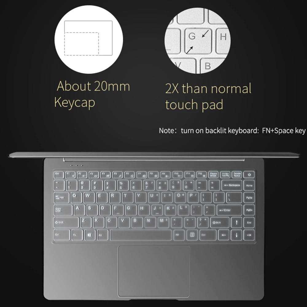 14 дюймовый IPS экран ноутбук Jumper EZbook X4 windows 10 Intel Celeron J3455 6G 128G ультрабук