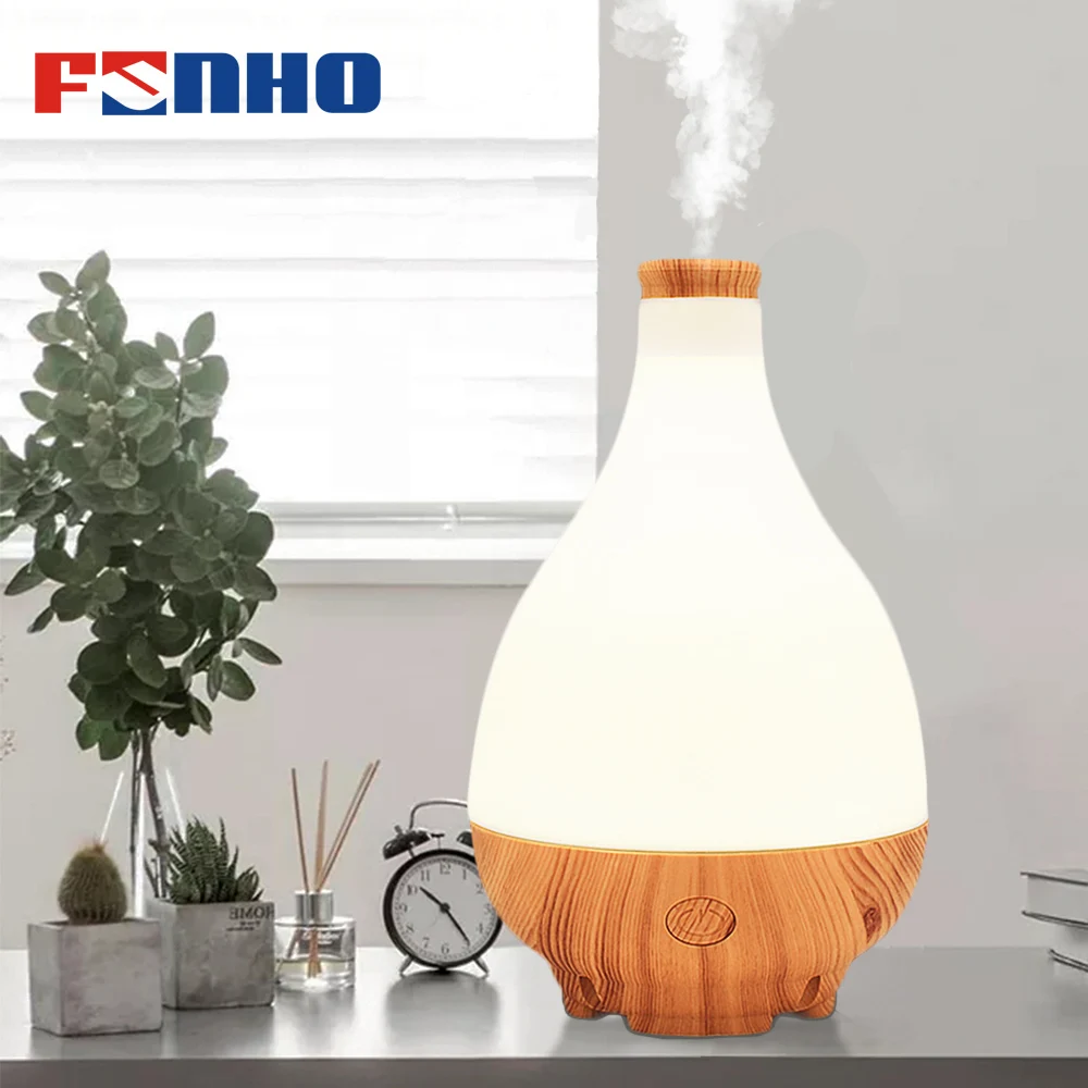

FUNHO 300ml Aroma Humidifier LED Night Light Cool Air Purifier Essential Oil Mist Maker Aroma Diffuser For Colorful Home 037