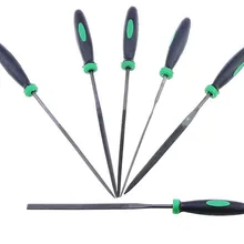 6 шт. набор пилочек для слесарных игл квадратный круглый треугольник плоский