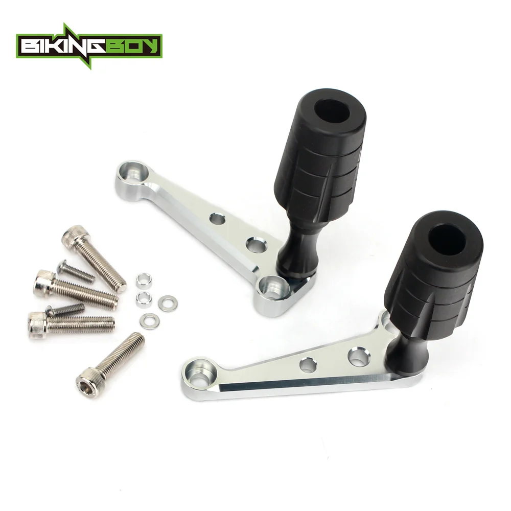 BIKINGBOY для Yamaha VMX 1700 V-Max 2009 2010 2011 2012 2013 09-18 Рама Ползунки Краш колодки протектор