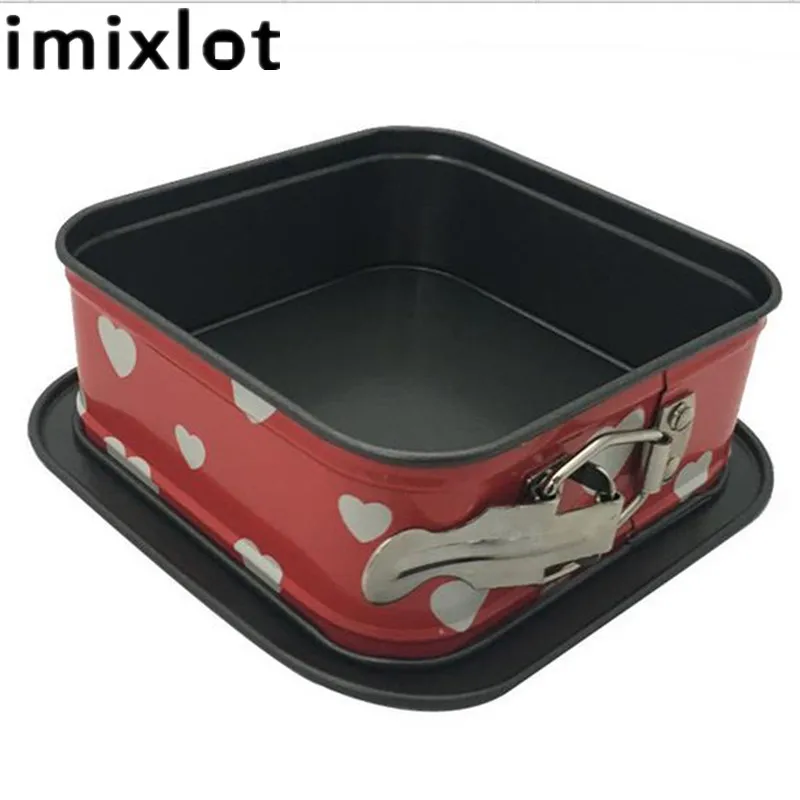 Imixlot Nonstick Square Cheesecake Baking Mould Springform Kitchen