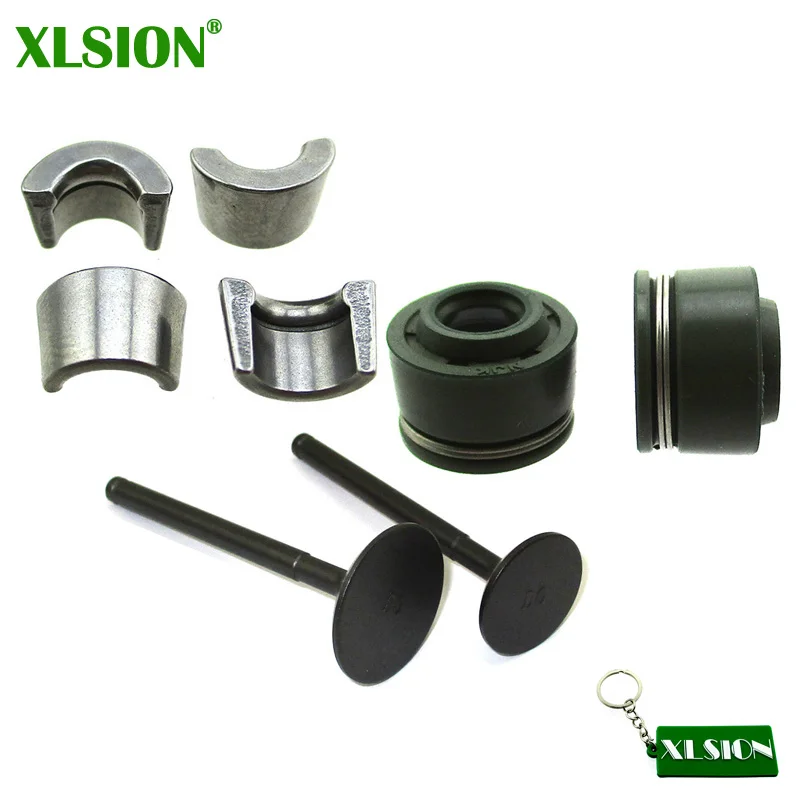 XLSION 23mm 28mm Inlet Exhaust Valves Stems Seals For Zongshen 1P60YMJ Z155 Engine Chinese Dirt