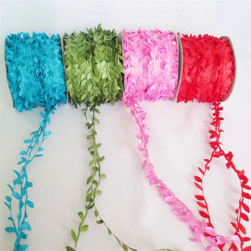Fashion 10m Artificial Green Flower Leaves DIY Artificial Plants Wreath